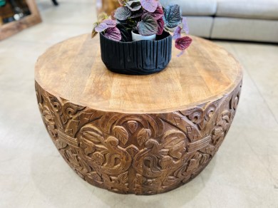 carved coffee table-1